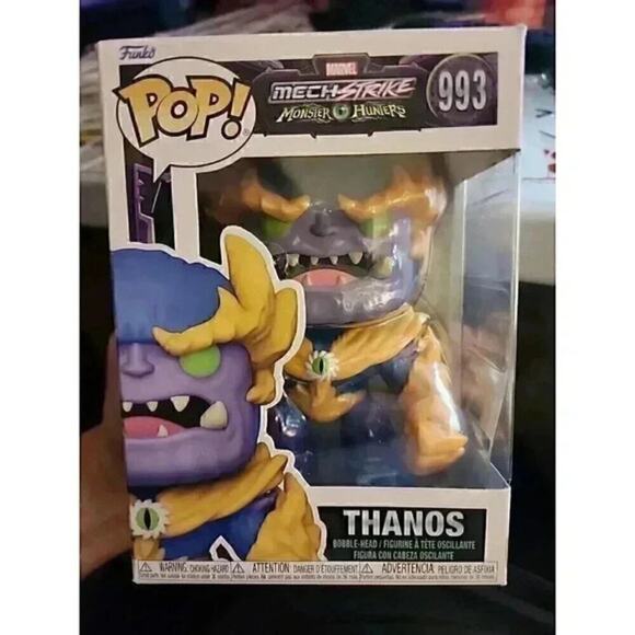 Funko Pop! Vinyl: Marvel MechStrike Monster Hunters- Thanos #993 Action Figure - Picture 1 of 6